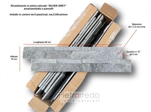 imballi pietra baturale silver grey pietrarredo milano