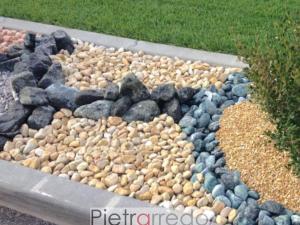 offerta e costo ciottolo colore beige giallo mori terra siena offerta prezzo pietrarreo milano stone garden