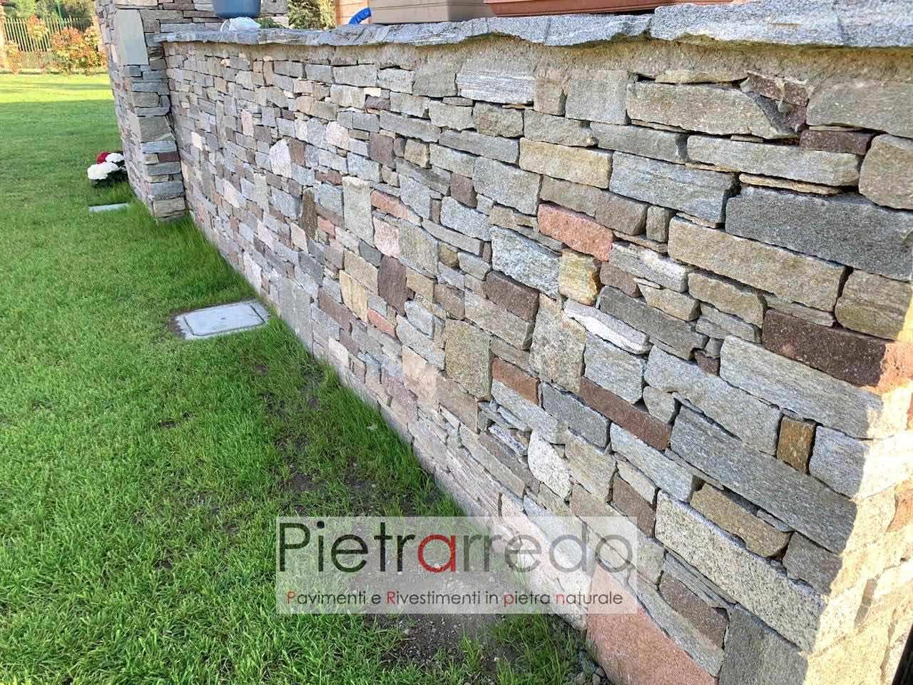 offerta e prezzo muro a secco in pietra con masselli binderi offerta e prezzo costi pietrarredo milano