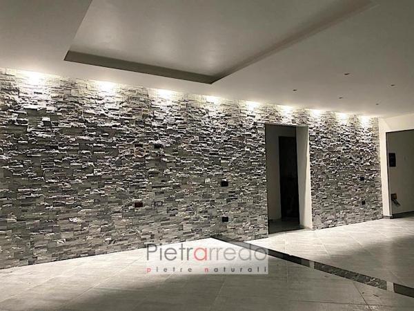 vendita rivestimento in pietra quarzte ghiaccio white grey shine pietrarredo scozzese costo on sale