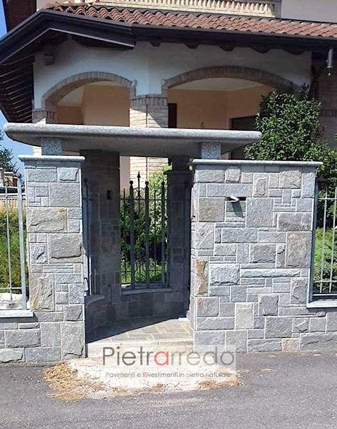 prezzo rivestimento in pietra luserna piano vcava naturale bugnato scozzese romana offerta pietrarredo milano