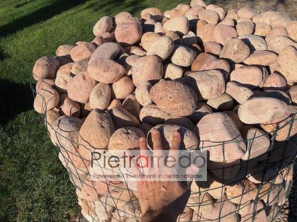 ciottolo di fiume alluvionale del ticino granito offerte per arredo giardino pink pebbles pietrarredo