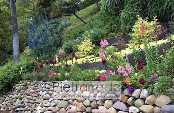 offerta ciottolo fiume sasso rotondo argine laghetto offerta pietrarredo milano stone garden