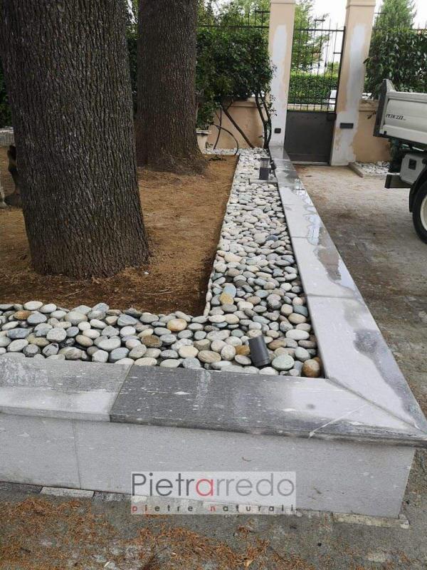 sassi di fiume per arredo giardino piattine stone garden pietrarredo milano