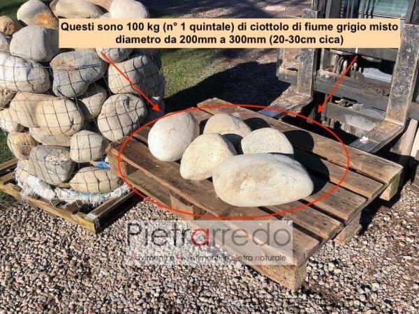 sassi rotondi di fiume ticino vendita prezzi offerte arigi laghi pebbles big stone pietrarredo