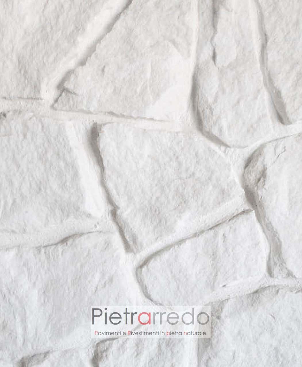 Vendita sasso bianco brillantinata per pareti e facciate uri thasos pietrarredo price stone