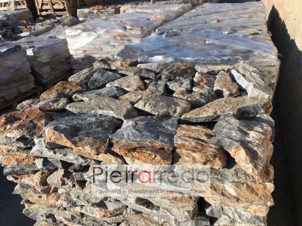 pietre da rivestiento vendita per muri e facciate aosta prezzo baita facciata RockFace Akron