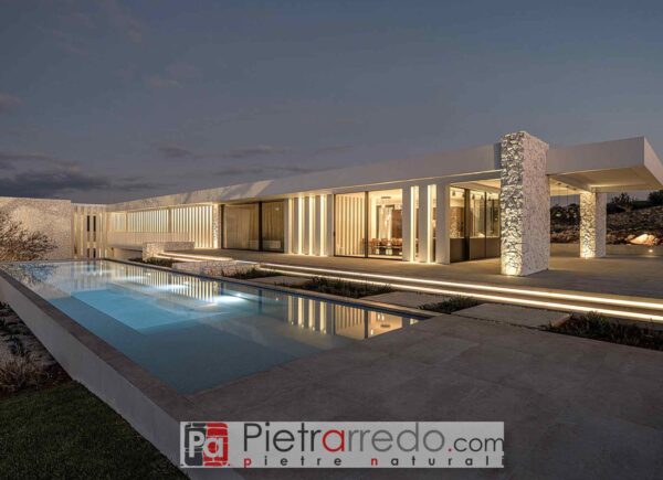 rivestimento-parete-in-pietra-bianca-brillantinata-elegante-bella-a-spacco-naturale-lastrame-prezzo-pietrarredo-Milano-Italy-sconto-Thassos