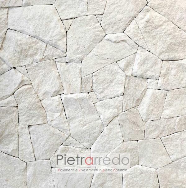vendita rivestiento sasso pietra thasos bianca per pareti e facciate a secco elegante pietrarredop stone white cladding price