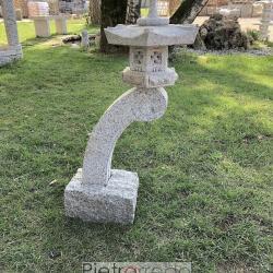 GIARDINO DECORAZIONE koiteich pietra colata Pietra giapponese LANTERNA RANKEI a