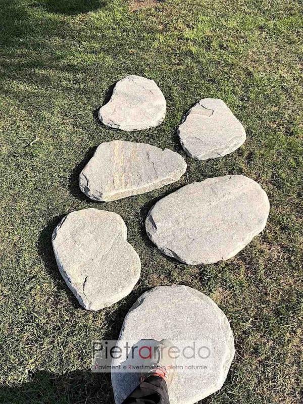 passi giapponnesi in pietra naturali pietrarredo milano costi vendita stone garden grezzi rustici zen