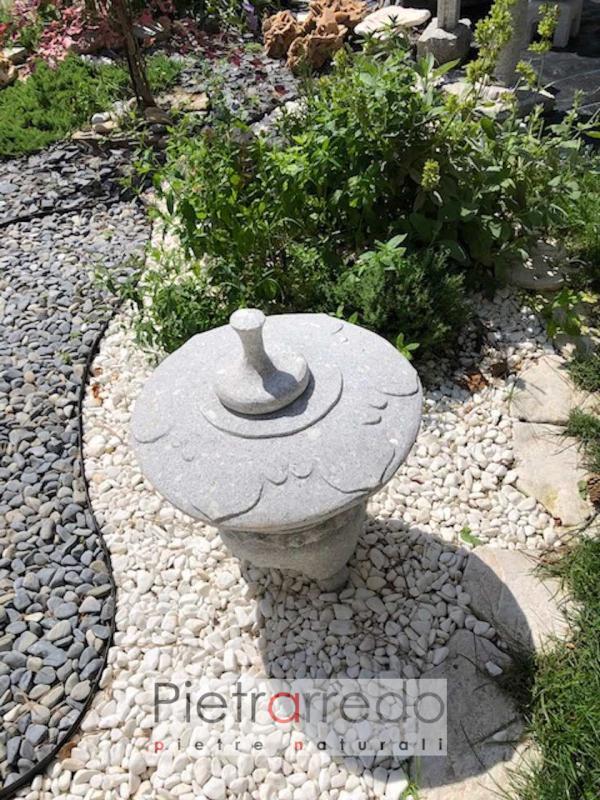 lanterna giapponese per arredo giardino yurimy maku offerta pietrarredo stone garden