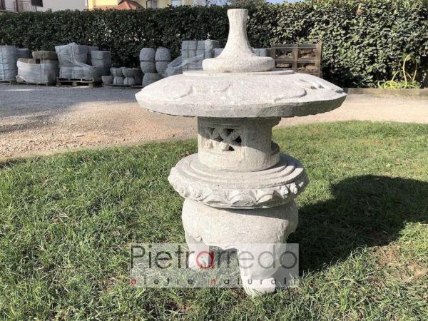 lanterna yukimimaru prezzo giapponese pagoda in granito pietrarredo milano lanter price
