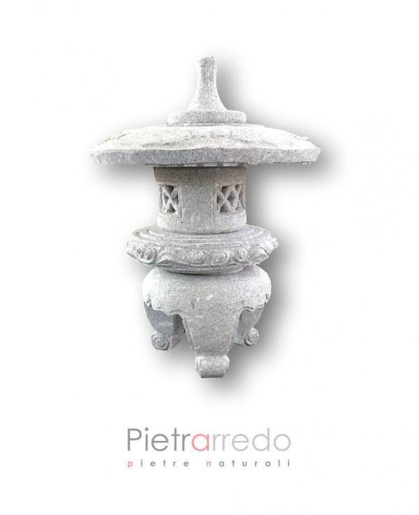 stone garden jappanese zen lanterna yukimi maru giapponese prezzo offerta in granito artigianale pietrarredo