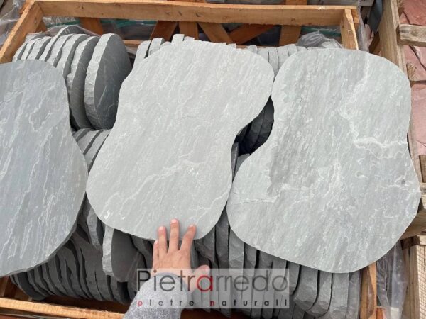 steps garden stone sandstone grey prezzi on sale pietrarredo