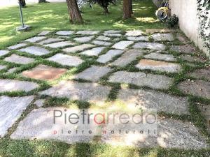 lastre in pietra luserna giganti per giardini gazebo piano piscine stone garden pietrarredo prezzo