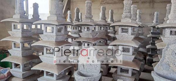 lanterne giapponesi pagode stone garden zen pietrarredo milano costo