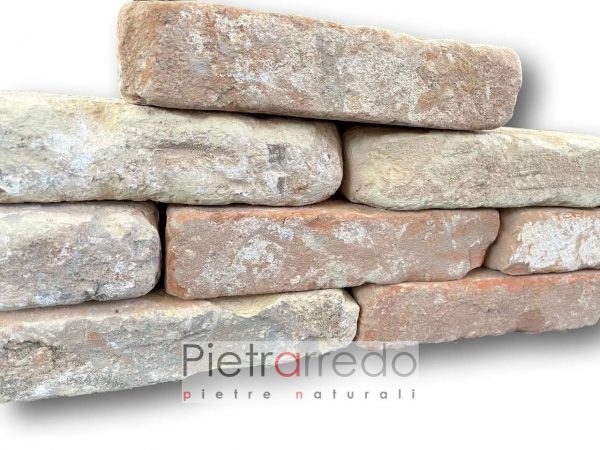 mattoni blocchetti antichi vecchi invecchiati naturale in cotto vecchia cascina risrutturazioni storici costo pietrarredo italia brick old