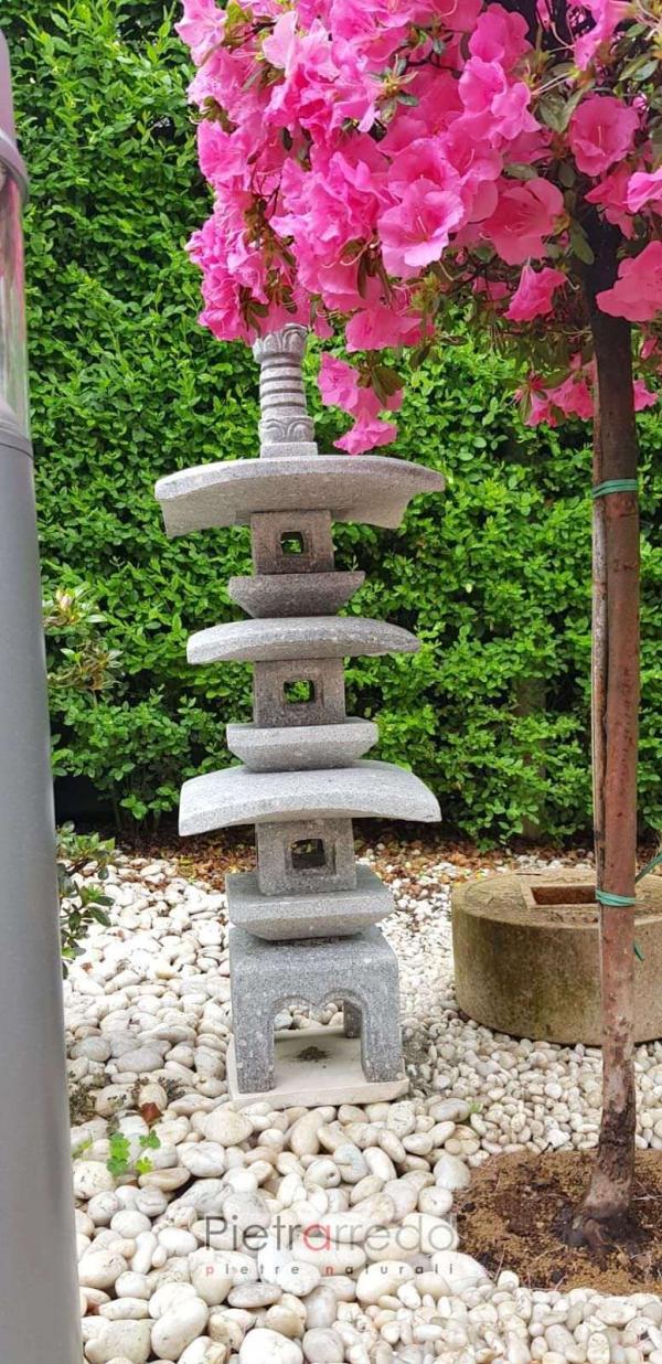 pagoda in sasso pietra giapponese japanese price prezzo lavorata in pietra a mano pietrarredo