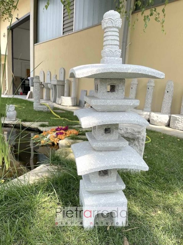prezzo pagoda giapponese in pietra fatta a mano sanju no to pietrarredo costo giardini zen