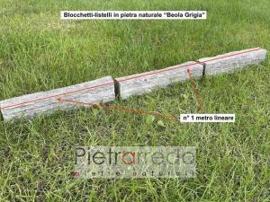 blocchetti binderi masselli in beola grigia 6 8 cm offerta e prezzo metro lineare bordure aiuole pietrarredo