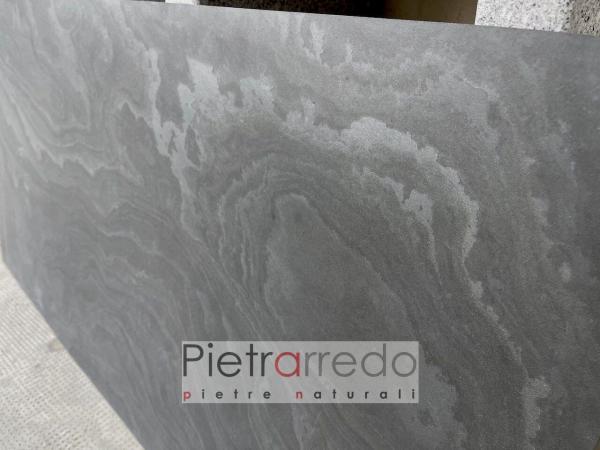 offerta e prezzi radica con fogli flessibili in pietra naturale colore nero slate black flex pietrarredo