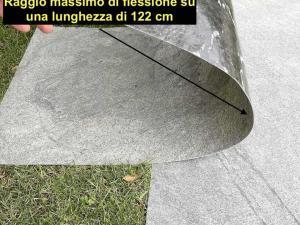 offerta foglio sottile in pietra graigia grey stone veneer pietrarredo milano silver shine