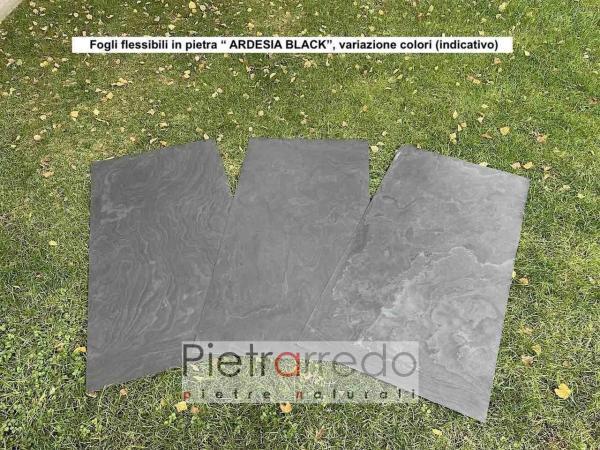prezzi fogli sheet black slate offert sale pietrarredo milano italy