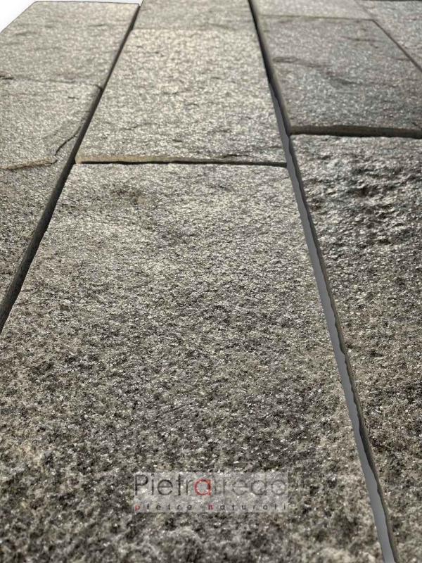 mattonelle squadrate per pavimentazioni esterne in beola grigia val dossola prezzi pietrarredo milan