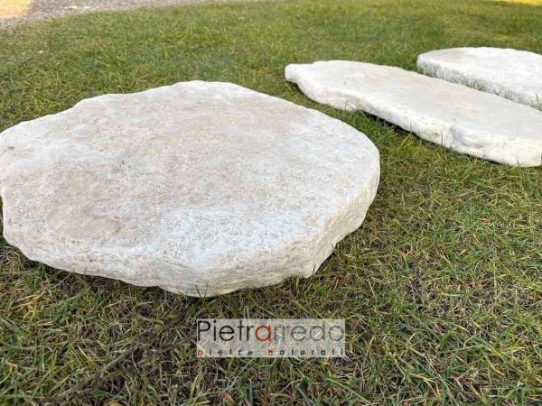 offerta passi giapponesi anticati bianchi giganti camminamento prato giardino pietarredo parabiago