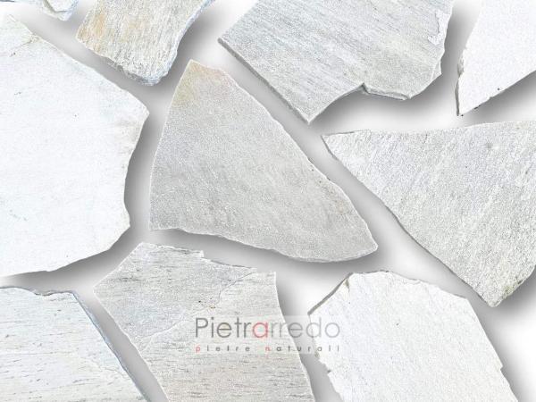 on sale paving stone floor cladding flagstone white brasil price pietrarredo italy