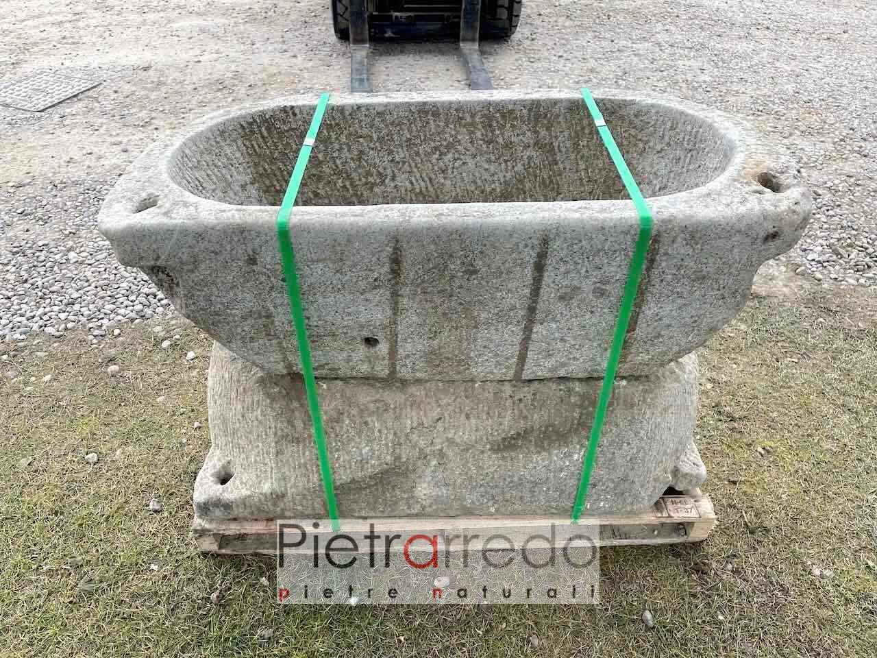 vasca antica in pietra prezzo pietrarredo milano