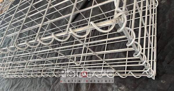 gabbioni in acciaio zincati ferro rete per sassi panchine divisori conta prato pietrarredo prezzo