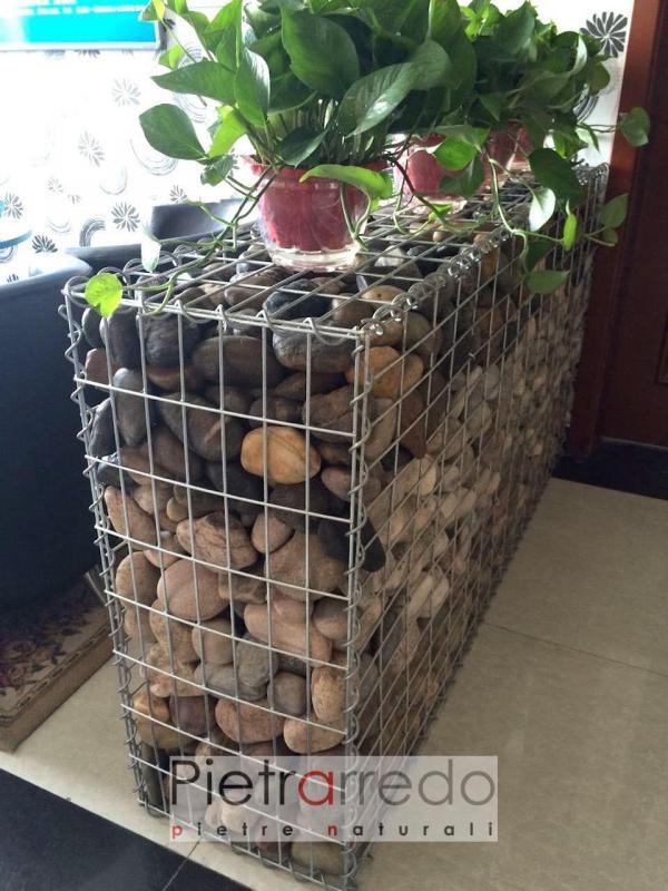 gabion iron steel box natural garden stone price pietrarredo