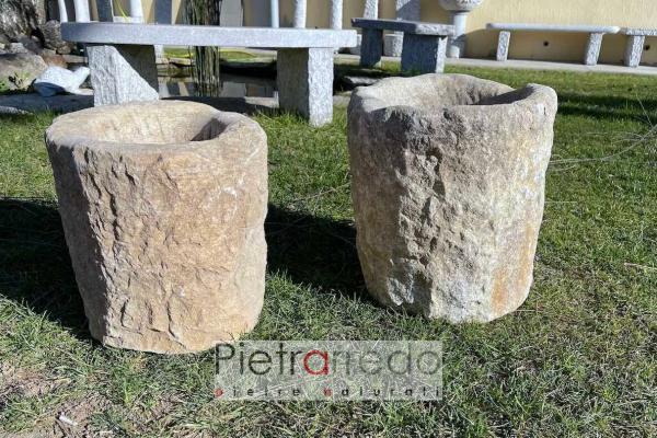 offerta mortaio in sasso pietra naturale pietrarredo prezzo