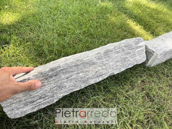 offerta massello mattoncini per i aiuole grigio grande pietrarredo ghiandone beola