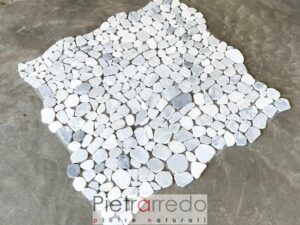 mosaico su rete colore marmo carrara pietrarredo prezzi costi offerte prezzo