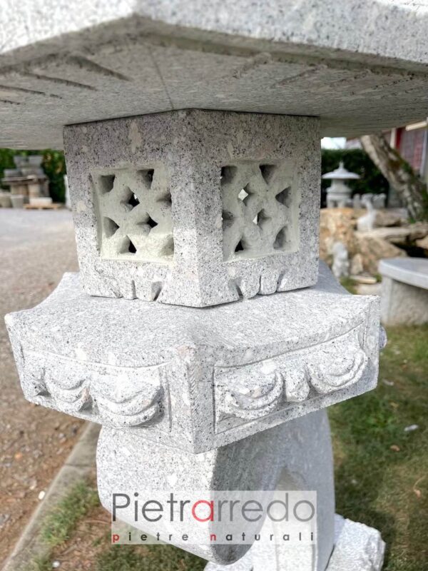 Japanese lantern for handmade garden furniture ran key prezzo pietrarrredo garden stone