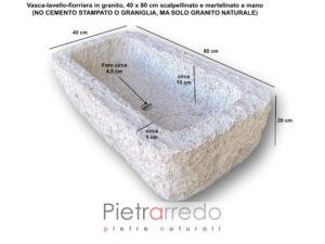 granite stone bathtub offers price pietrarredo milan italy handmade measures