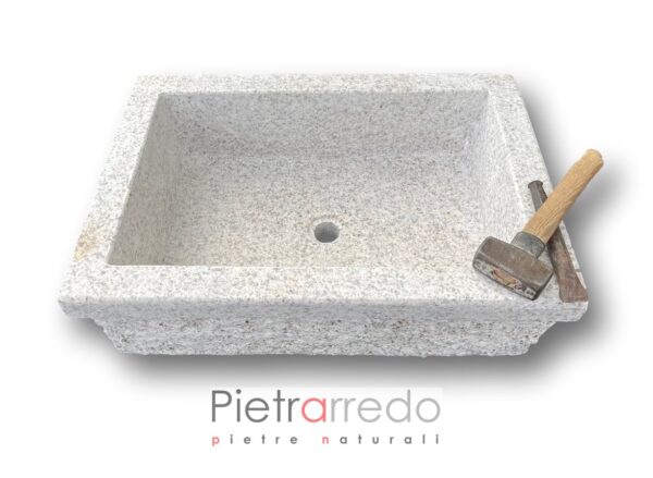 prezzo lavello lavandino vasca in sasso granito da cucina pietrarredo milano italy