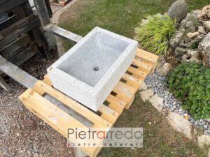 vaschetta in sasso stone garden pietra per esterno pietrarredo skin price granite