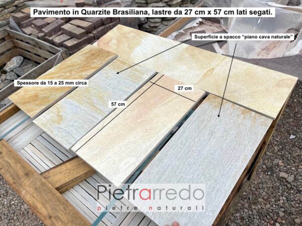 pavimento in pietra naturale quarzite brasiliana antiscivolo prezzo pietrarredo stone