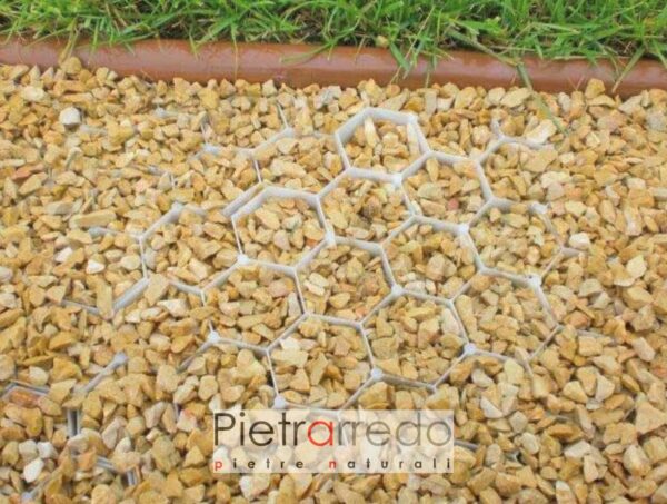 Gravelfix pro bianco 120cm x 80cm prezzo pietrarredo granulato zandobbio bergano