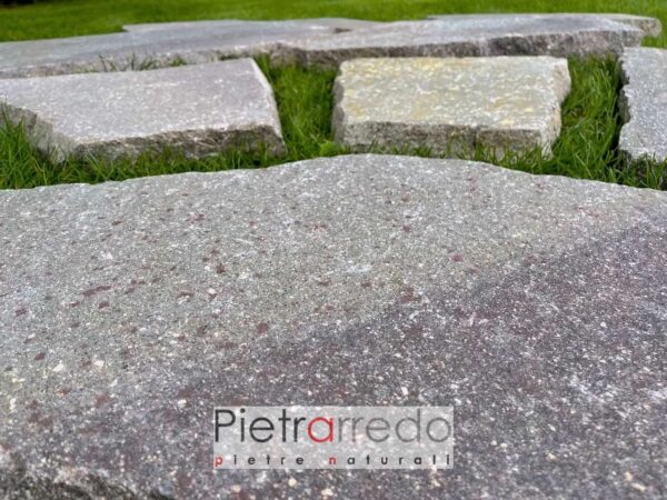 external floors in porphyry stone natural stone italy price pietrarredo avenues and rock gardens