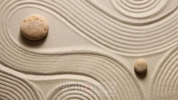 offerta prezzi sabbia silicea per castello e giardini zen giapponesi righe rastrello pietrarredo costo