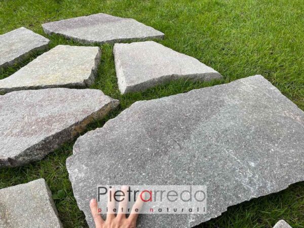 pavimenti esterni in porfido sasso pietra naturale italia prezzo pietrarredo viali e giardini rocciosi