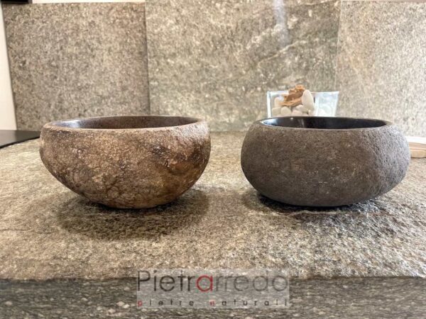 Lavandini con ciottoli di fiume piccoli 25 cm diametro sasso prezzo pietrarredo stone