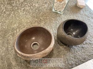 Lavandini con ciottoli di fiume piccoli 25 cm diametro sasso prezzo pietrarredo stone lavello