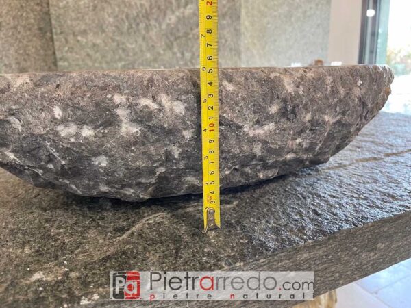 bellissimi lavandino per bagno in sasso pietra poco prezzo pietrarredo Parabiago Milano