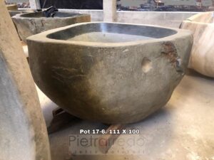 flower pot stoneriver price pietrarredo stone Italy on sale